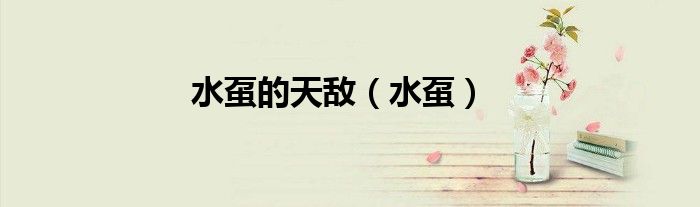 水虿的天敌（水虿）